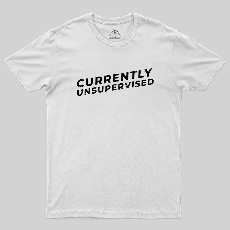 Currently Unsupervised Badge Geek T-Shirt - Image 11