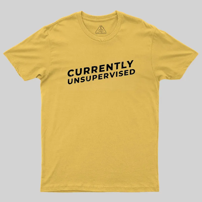 Currently Unsupervised Badge Geek T-Shirt - Image 6