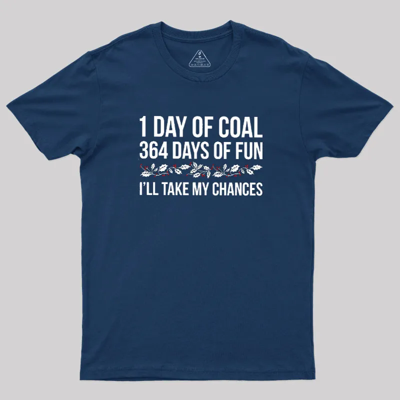 1 Day of Coal Geek T-Shirt - Image 2