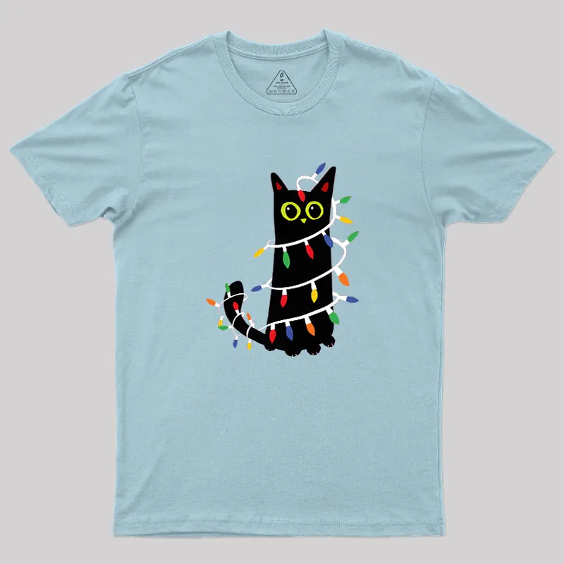 Festive Feline Geek T-Shirt - Image 9