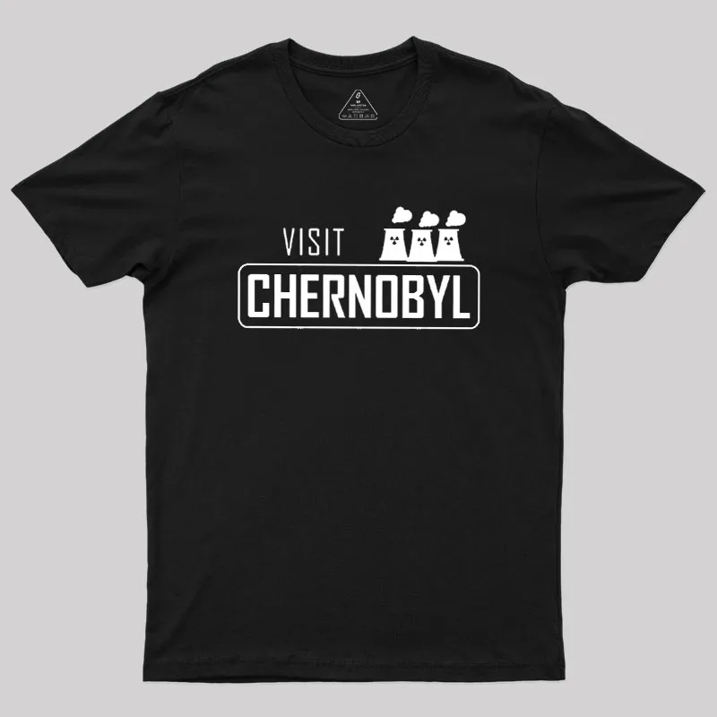 Visit Chernobyl Geek T-Shirt - Image 2
