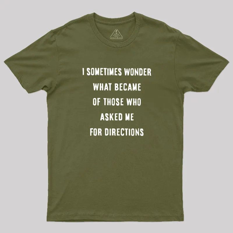 Asking For Directions Geek T-Shirt - Image 3