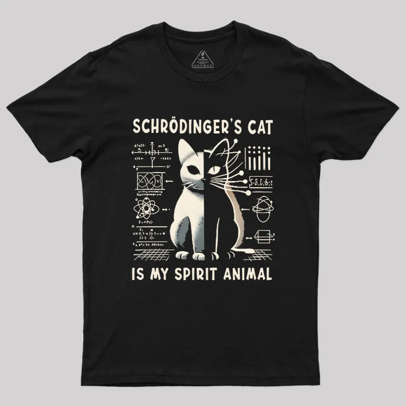 Schrodinger's Сat Science Nerd T-Shirt