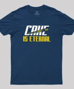 Alternative view of Cake Is Eternal Geek T-Shirt