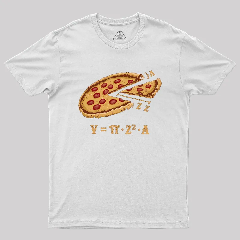 The Volume of Pizza Geek T-Shirt - Image 10