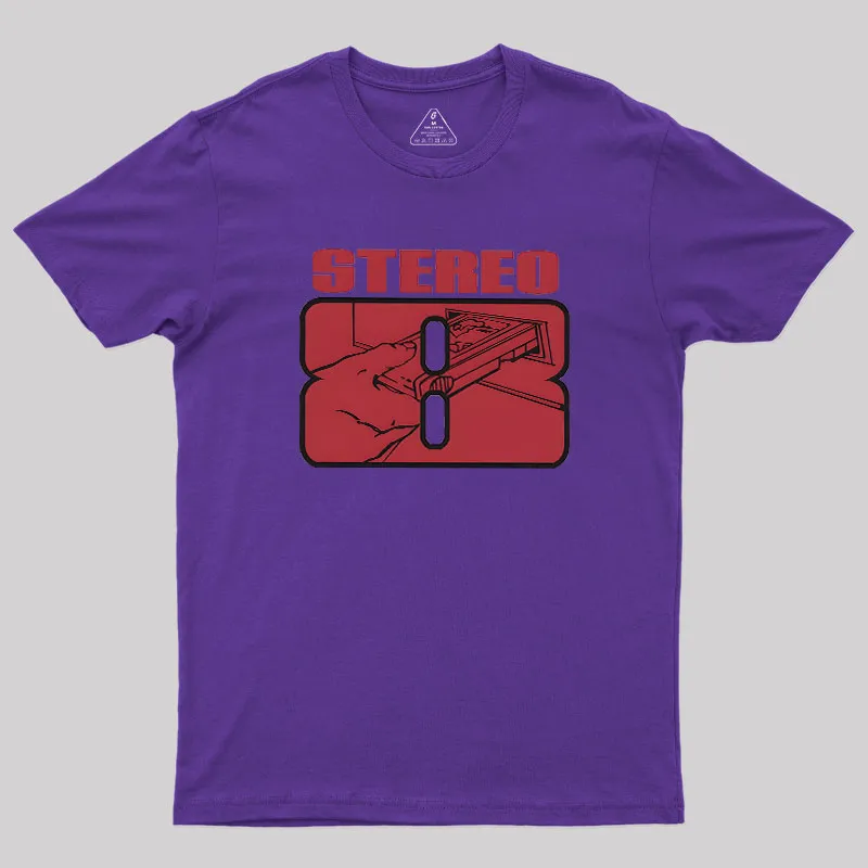 Stereo 8 Geek T-Shirt - Image 5