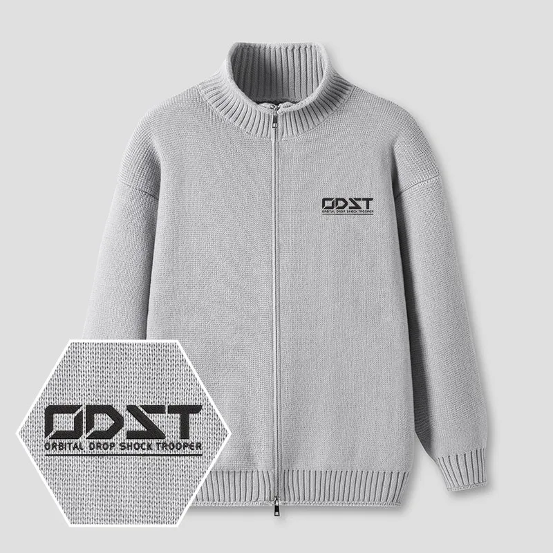 Vintage Halo Embroidered Full‑Zip Cardigan - Image 2