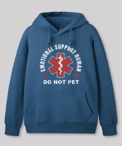 Alternative view of Emotional Support Human Hoodie