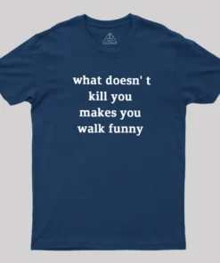 Alternative view of Walk Funny Geek T-Shirt