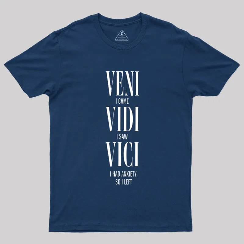 Veni Vidi Vici Geek T-Shirt - Image 2