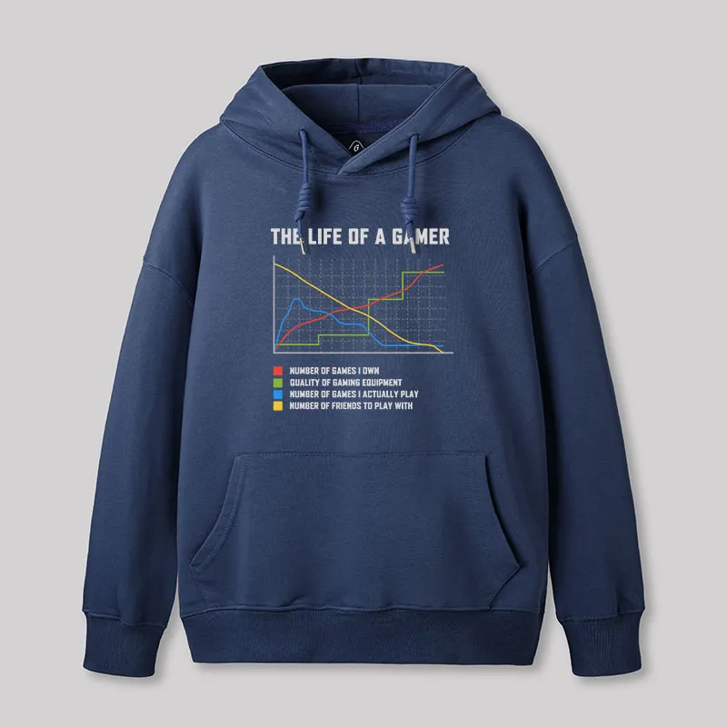 The Life Of A Gamer Geek Hoodie - Image 6