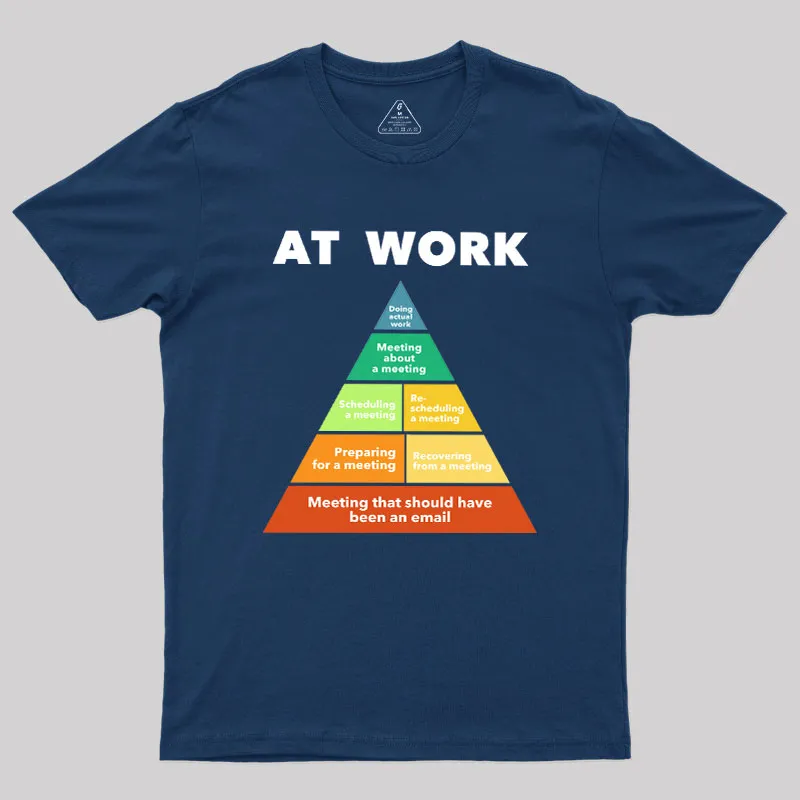 At Work Geek T-Shirt - Image 2