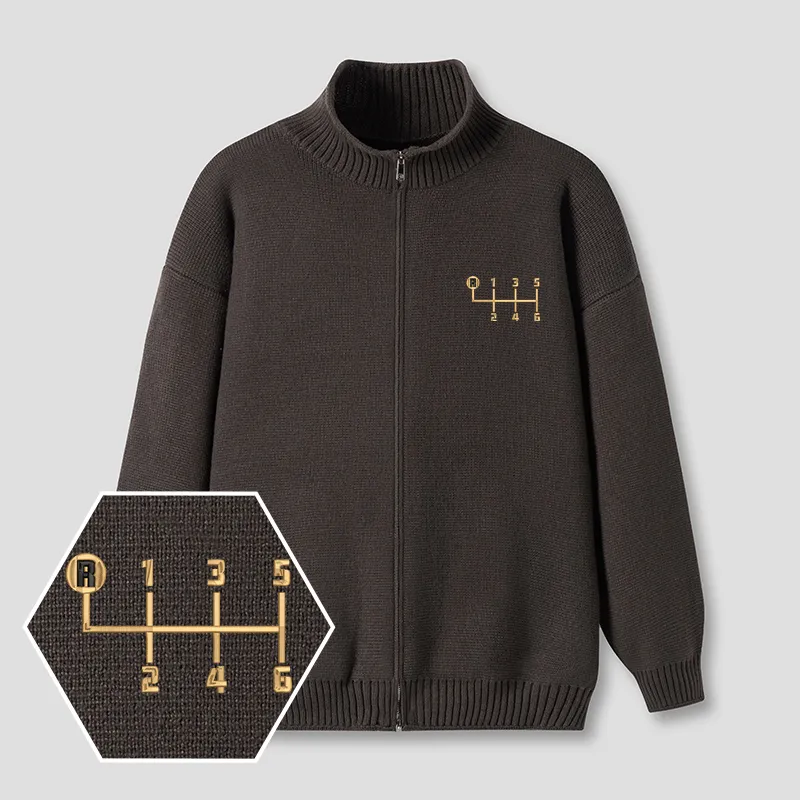 Classically Trained Embroidered Full Zip Cardigan - Image 2