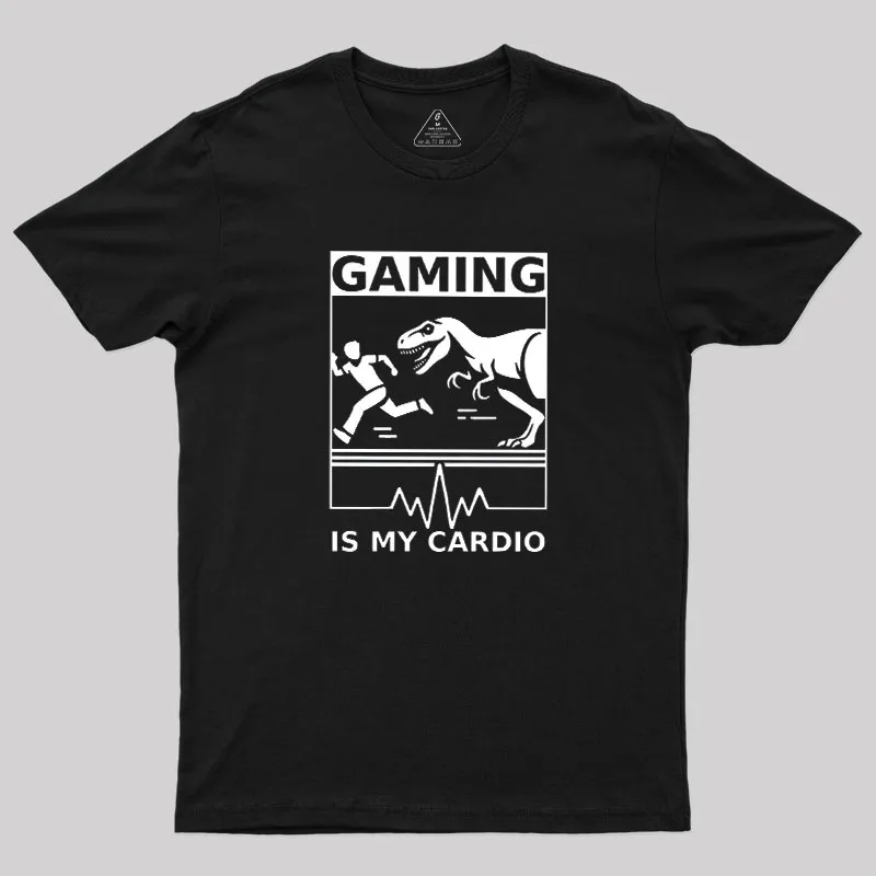 Gaming is My Cardio Geek T-Shirt - Image 2