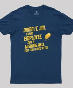 Alternative view of Damn It Jim Geek T-Shirt