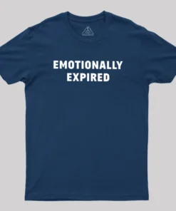 Alternative view of Emotionally Expired Geek T-Shirt
