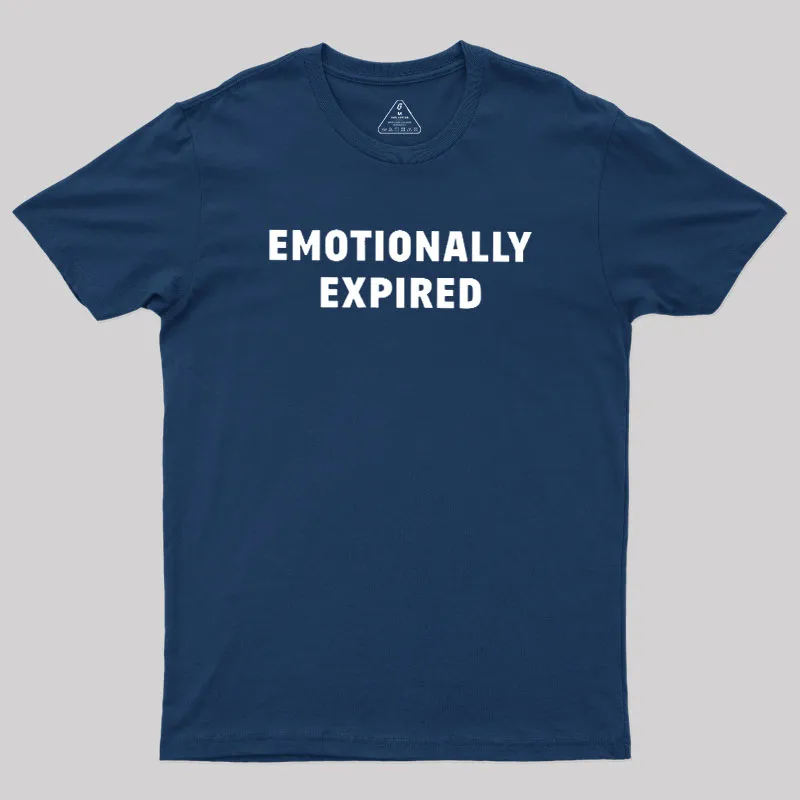 Emotionally Expired Geek T-Shirt - Image 2