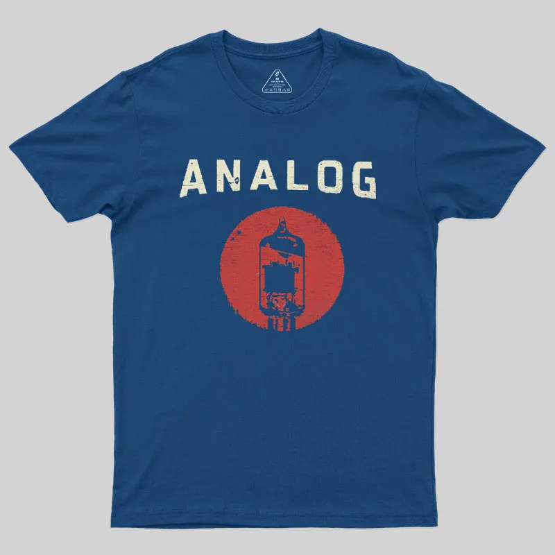Vacuum Tube Analog Distressed Geek T-Shirt - Image 2