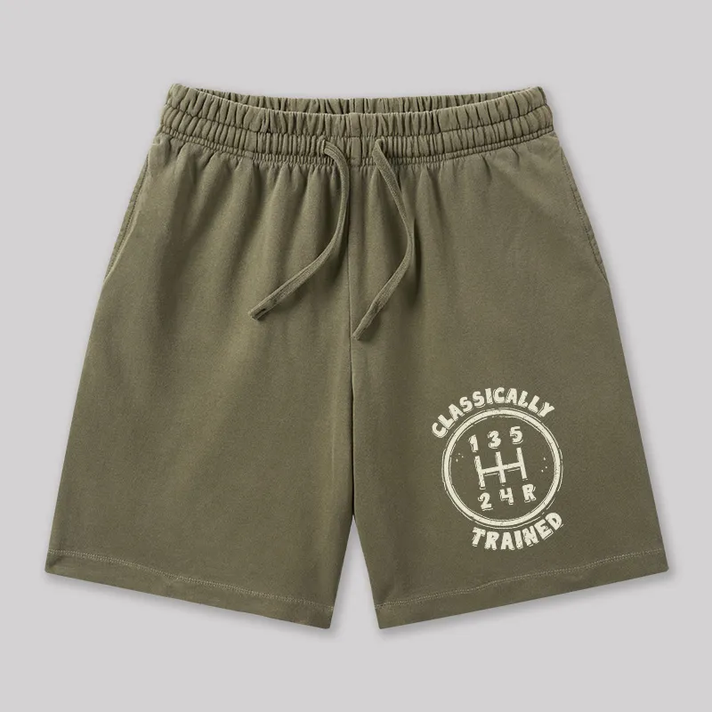 Classically Trained Geeky Washed Shorts - Image 3