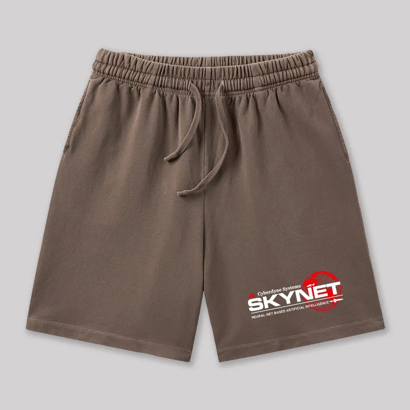 Cyberdyne Systems Skynet Geeky Washed Shorts - Image 7