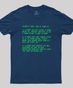 Alternative view of The Three Laws Geek T-Shirt