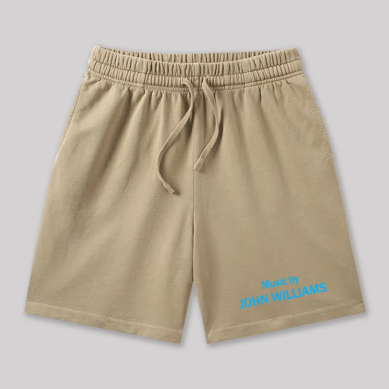 Music by John Williams Geeky Washed Shorts - Image 8