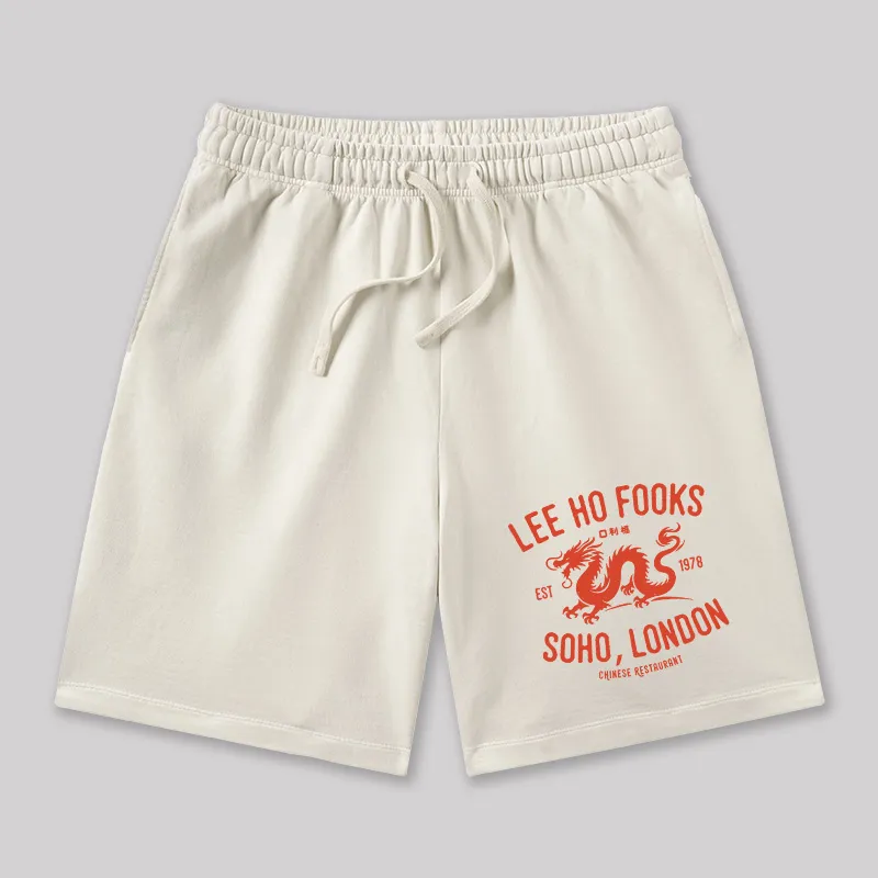 Lee Ho Fooks Vintage Resto Geeky Washed Shorts - Image 4