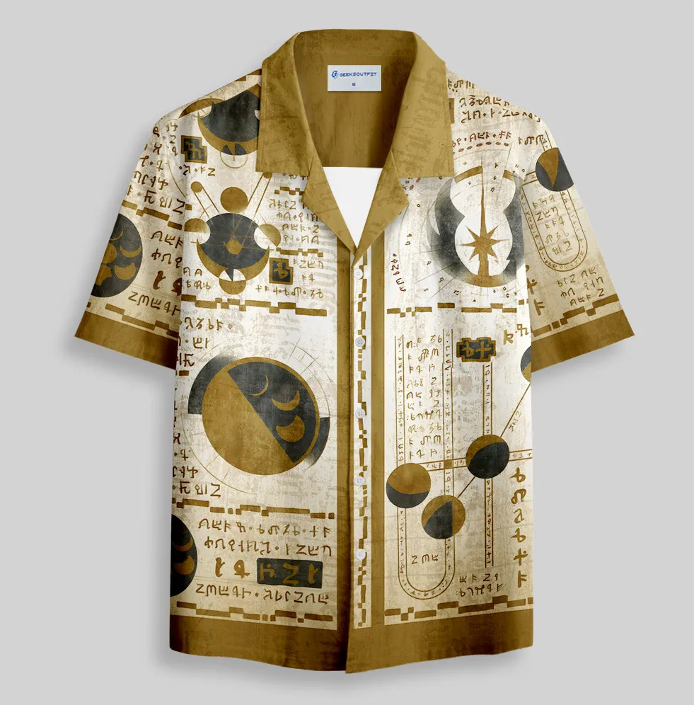 Sacred Jedi Text Button Up Pocket Shirt - Image 2