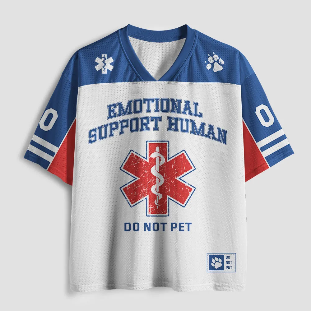 Emotional Support Human Geek Mesh Jersey