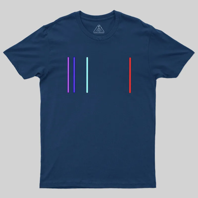 Hydrogen Emission Spectrum Geek T-Shirt - Image 2