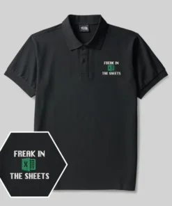 Freak In The Sheets Geek Embroidered Polo Shirt