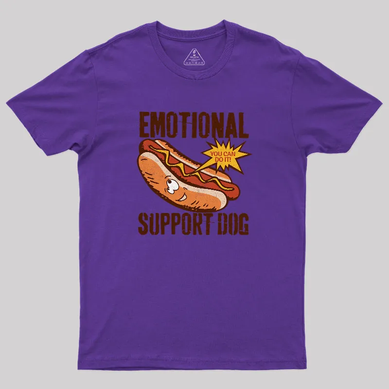 Emotinal Support Dog Geek T-Shirt - Image 4