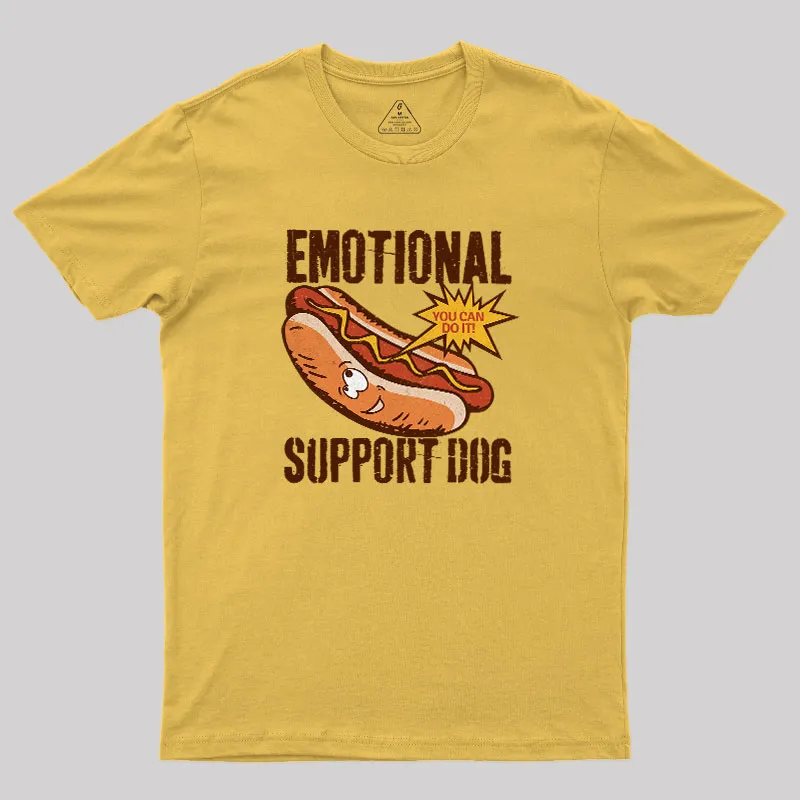 Emotinal Support Dog Geek T-Shirt - Image 6