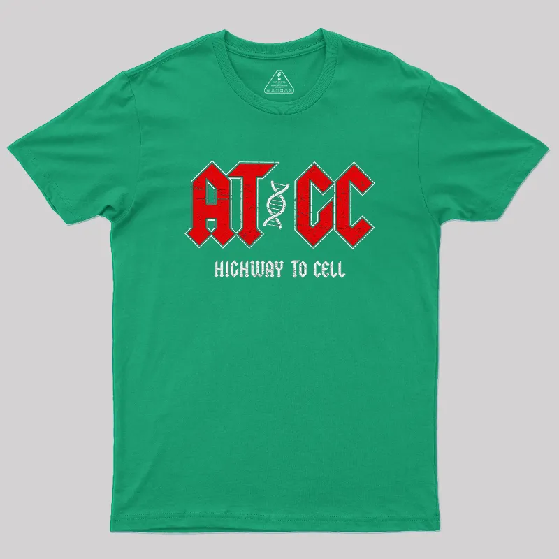 ATGC Highway To Cell Geek T-Shirt - Image 9