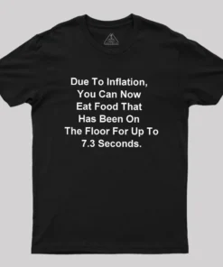 Due to Inflation Geek T-Shirt