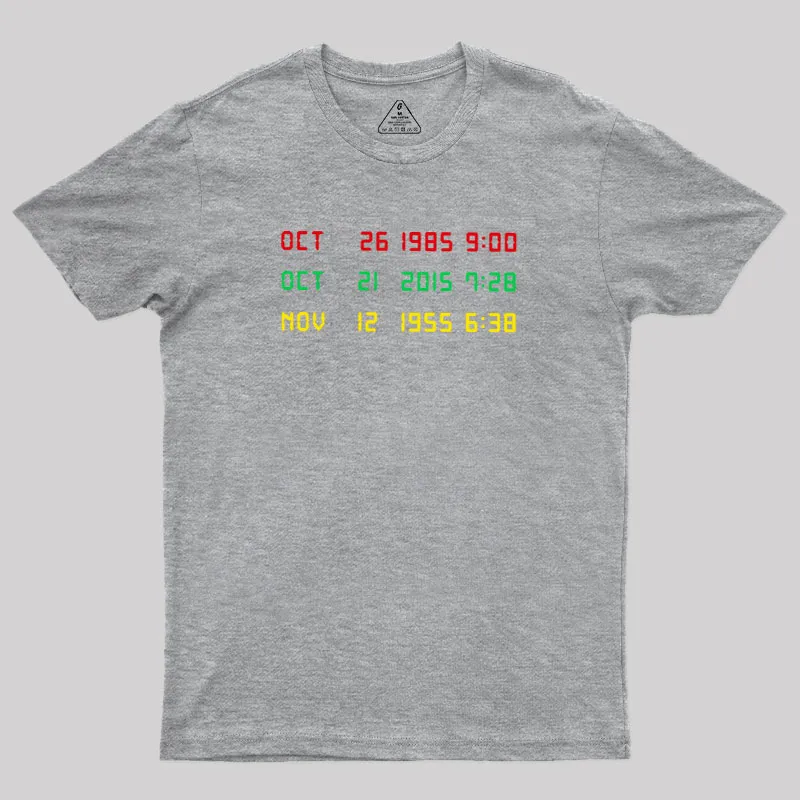 Flux Capacitor The Future Geek T-Shirt - Image 4