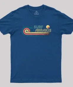 Alternative view of Surf Desert Planet Geek T-Shirt