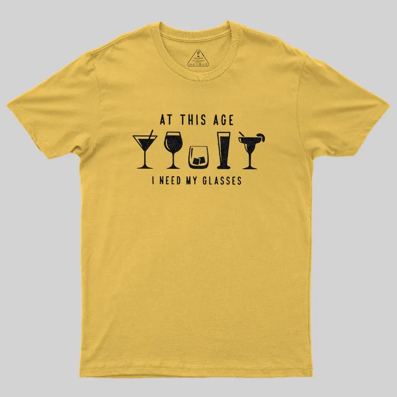 I Need My Glasses Geek T-Shirt - Image 8