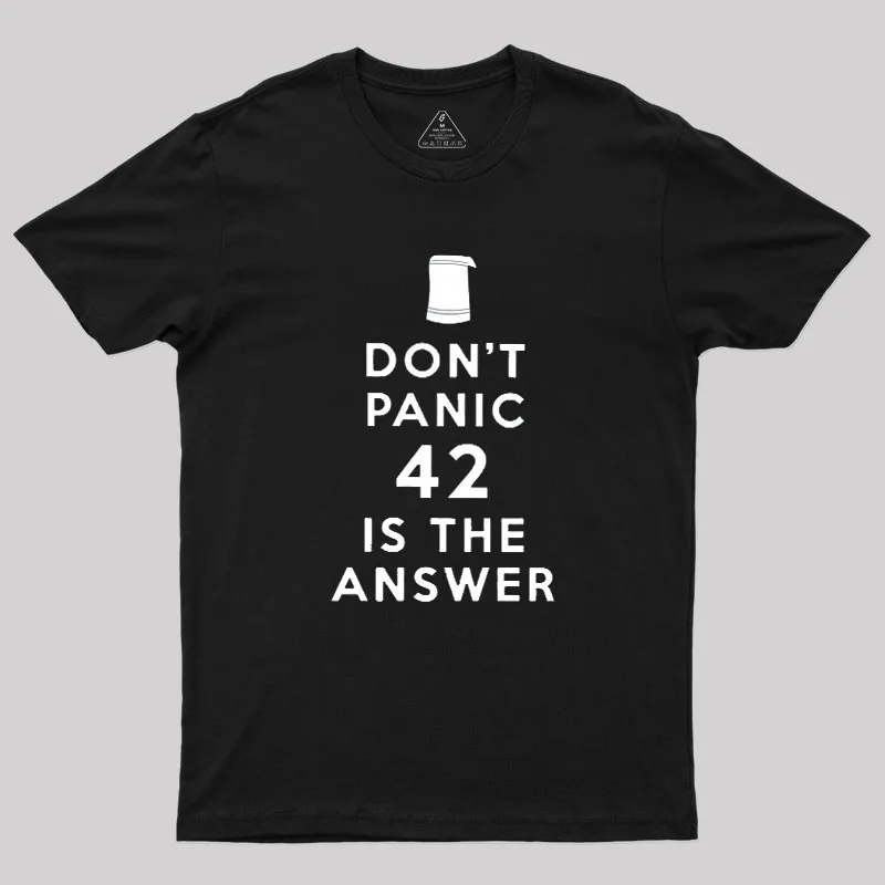 42 is Answer Geek T-Shirt - Image 2