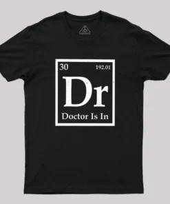 Alternative view of Doctor is in Geek T-Shirt