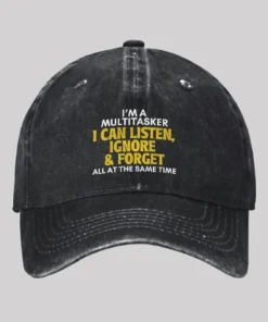 Sarcastic Geek Washed Vintage Baseball Cap