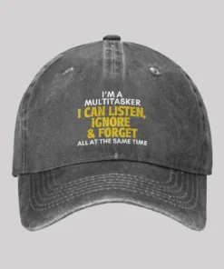 Alternative view of Sarcastic Geek Washed Vintage Baseball Cap