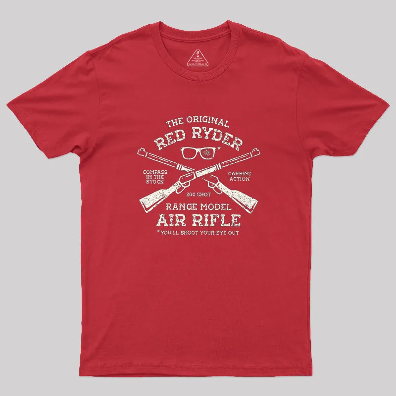 Red Ryder Air Rifle Geek T-Shirt - Image 4