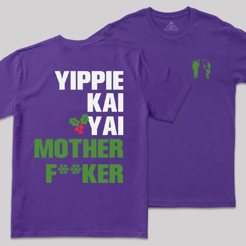 Yippie Kai-Yay Front and Back Printed Geek T-Shirt - Image 7