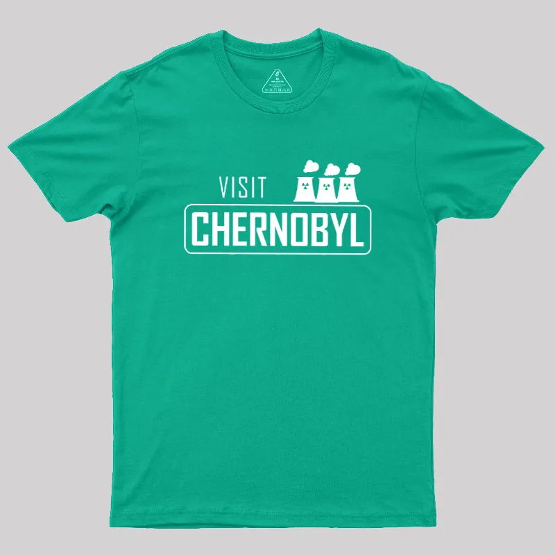 Visit Chernobyl Geek T-Shirt - Image 7
