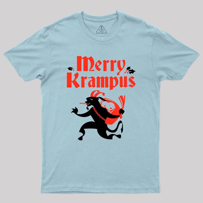 Merry Krampus Geek T-Shirt - Image 7