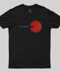 Flight Over Mars Geek T-Shirt