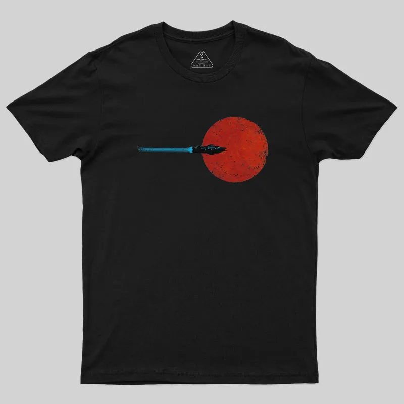 Flight Over Mars Geek T-Shirt