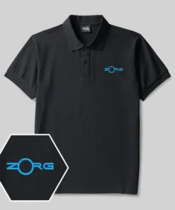 ZORG Geek Embroidered Polo Shirt