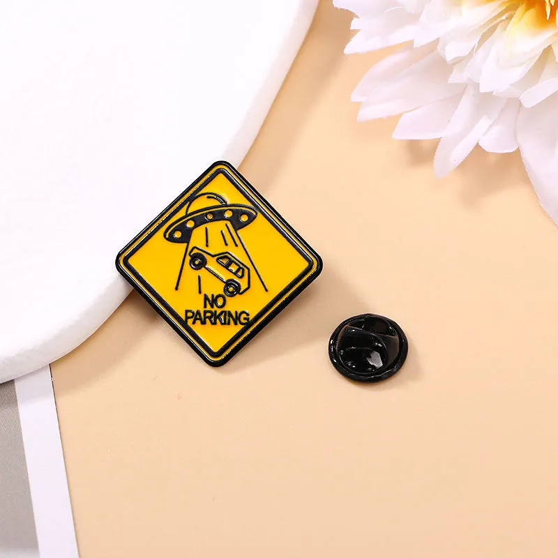 Dinosaur Alien UFO Game Console Pins - Image 2